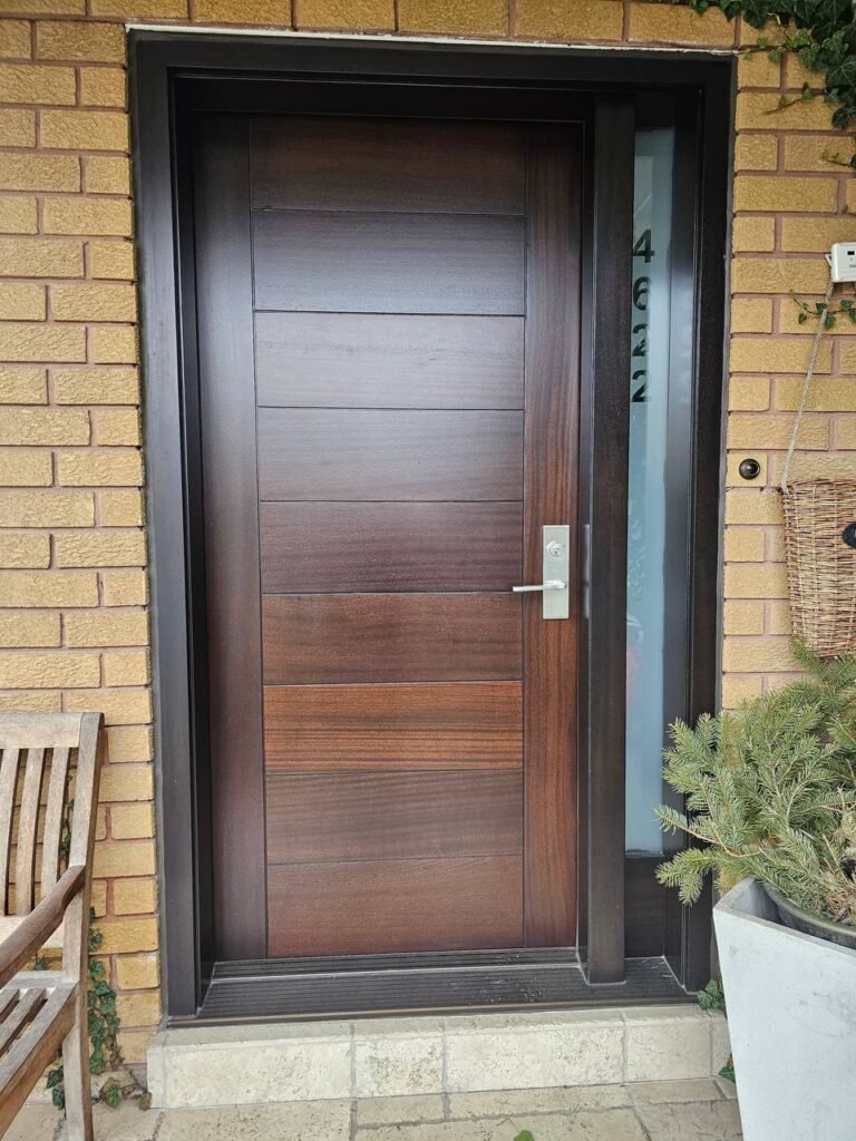 Entry door installation in Innisfil, Ontario — Omega Universal